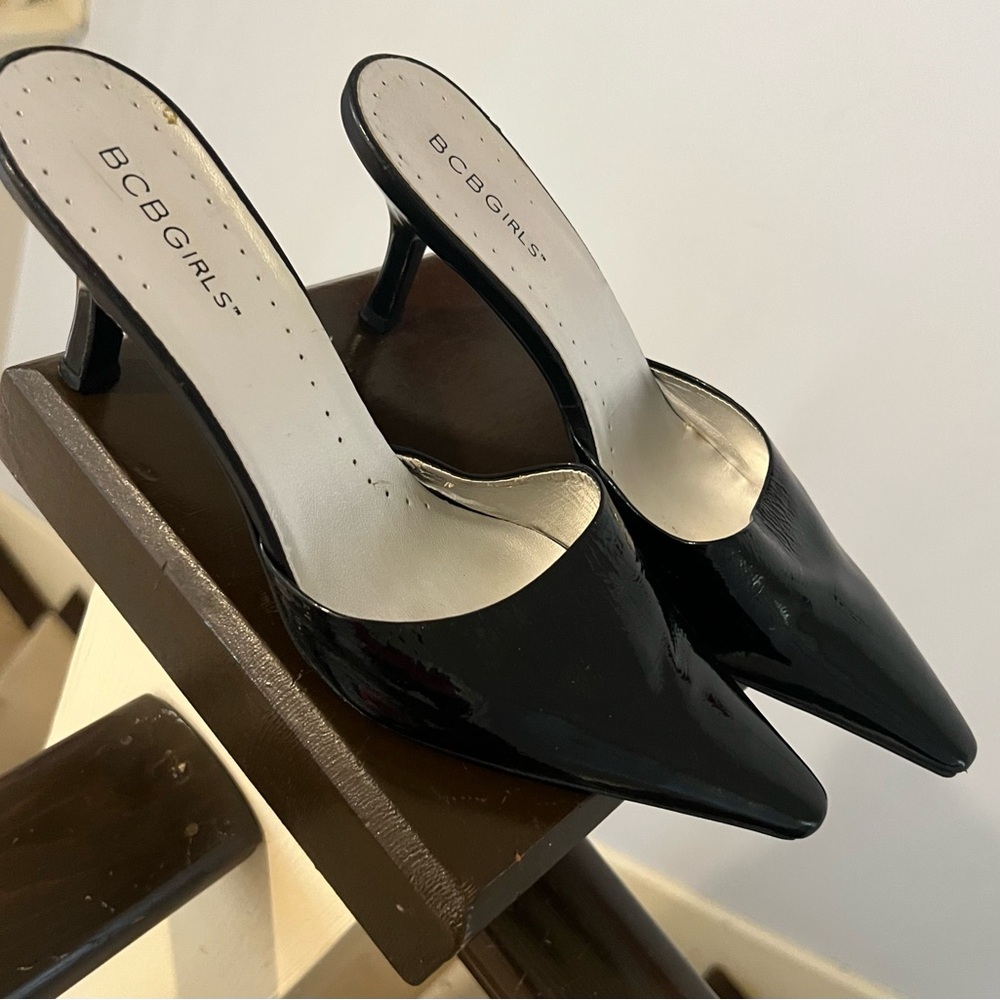 BCBGirls Black Pointed-Toe Heels
